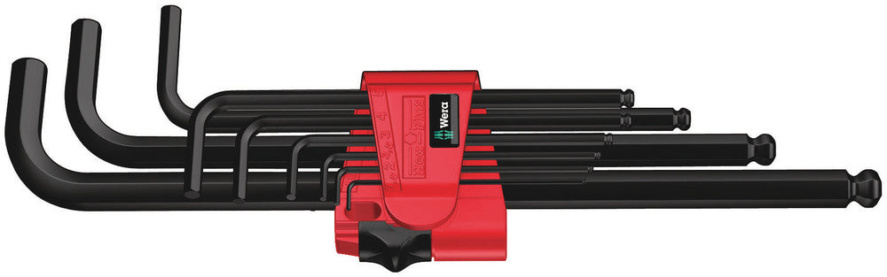 WERA 05073596001 950 PKL/9 BM SB HEX KEY SET
