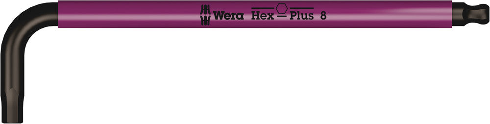 WERA 05022614001 950 SPKL HEX-PLUS SW 8.0 PINK LONG ARM HEX KEY * MUST BE ORDERED IN BOX QTY OF 10