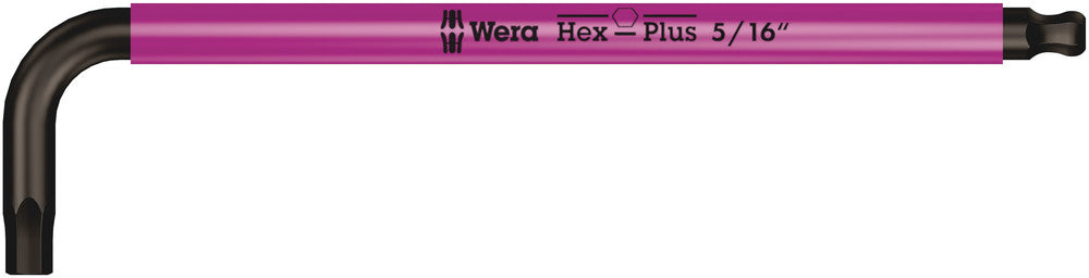 WERA 05022637001 950 SPKL HEX-PLUS SW 5/16" PINK LONG ARM HEX KEY * MUST BE ORDERED IN BOX QTY OF 10