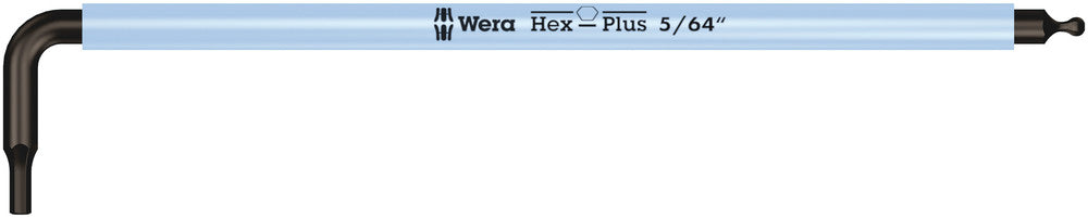 WERA 05022630001 950 SPKL HEX-PLUS SW 5/64" ICE BLUE LONG ARM HEX KEY * MUST BE ORDERED IN BOX QTY OF 10