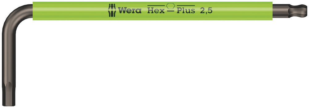 WERA 05022671001 950 SPKS L-KEY MULTICOLOUR, METRIC 2.5MM * MUST BE ORDERED IN BOX QTY OF 10