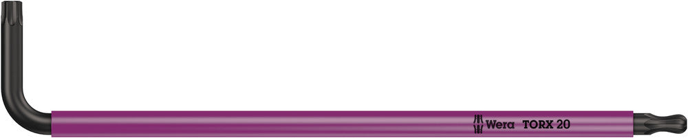 WERA 05024354001 967 SPKL BO TX 20 PINK LONG ARM BALLPOINT-TORX KEY * MUST BE ORDERED IN BOX QTY OF 10