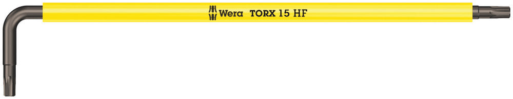 WERA 05024474001 967 SXL HF TX 15 LONG ARM TORX KEY WITH HOLDING FUNCTION * MUST BE ORDERED IN BOX QTY OF 10