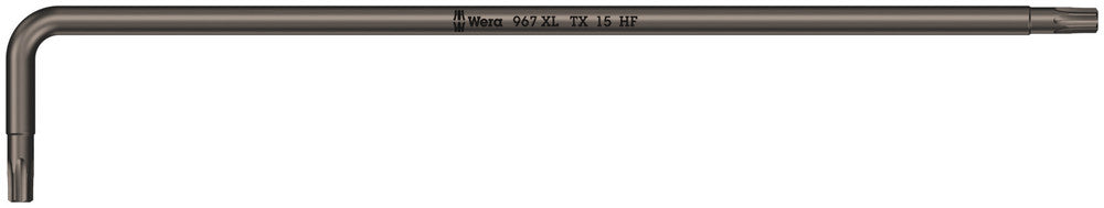 WERA 05024454001 967 XL HF TX 15 LONG ARM TORX KEY WITH HOLDING FUNCTION * MUST BE ORDERED IN BOX QTY OF 10