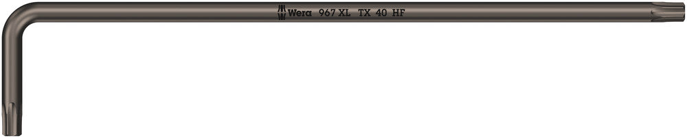 WERA 05024459001 967 XL HF TX 40 LONG ARM TORX KEY WITH HOLDING FUNCTION * MUST BE ORDERED IN BOX QTY OF 10