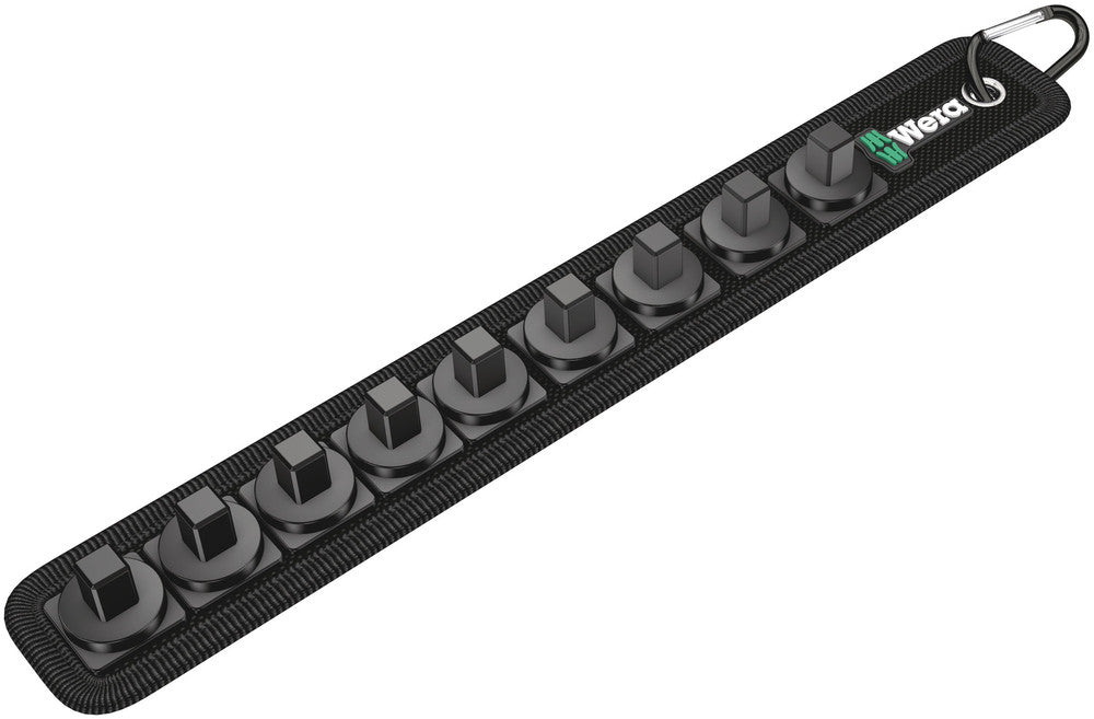 WERA 05003981001 BELT B 9TLG UNLOADED SOCKET RAIL (TEXTILE BELT), 9 LOCATION, UNLOADED
