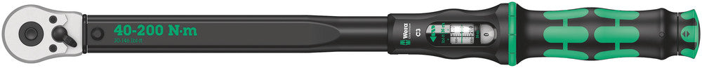 WERA 05075622001 CLICK-TORQUE C3 TORQUE WRENCH DRIVE 40 - 200 NM
