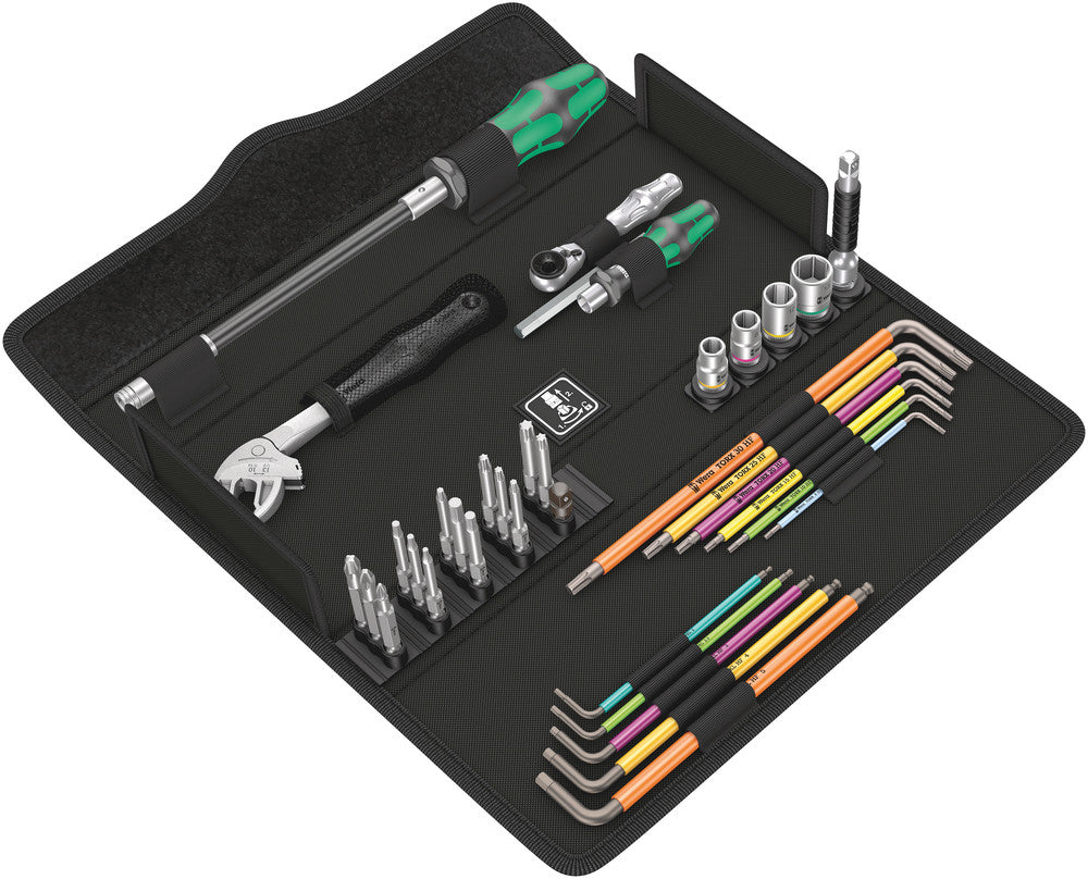 WERA 05134013001 KRAFTFORM KOMPAKT F 1 SCREWING TOOL SET FOR WINDOW MANUFACTURERS
