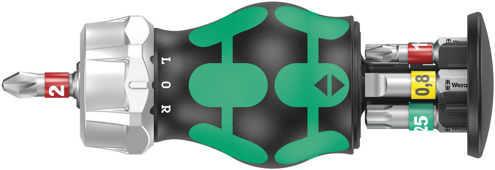 WERA 05008883001 KRAFTFORM KOMPAKT STUBBY MAGAZIN RA 1 BITHOLDING SCREWDRIVER WITH MAGAZINE