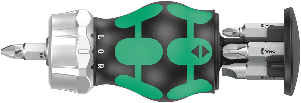 WERA 05008885001 KRAFTFORM KOMPAKT STUBBY MAGAZIN RA 3 BITHOLDING SCREWDRIVER WITH MAGAZINE