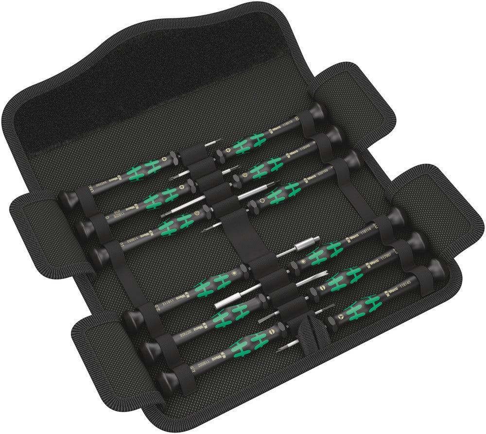 WERA 05073677001 KRAFTFORM MICRO 12 ELECTRONICS 1 SCREWDRIVER SET FOR ELECTRONIC APPLICATIONS