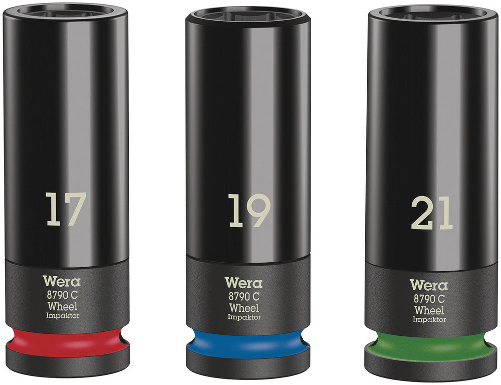 WERA 05004595001 WHEEL IMPAKTOR C SET 1 SW 17 / 19 / 21 IN A PLAIN BOX