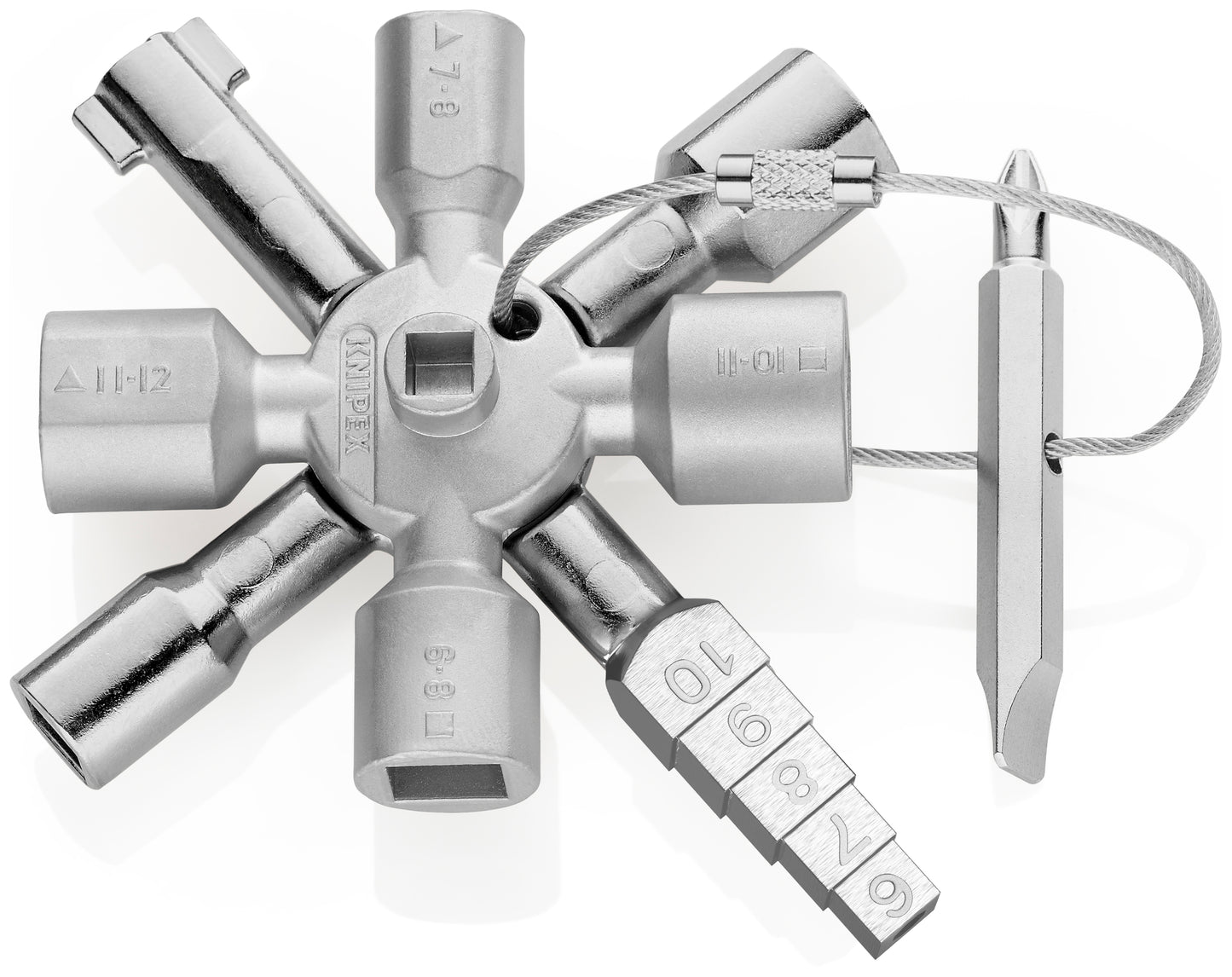 Knipex 00 11 01 TwinKey® Universal Control Cabinet Key - image 2
