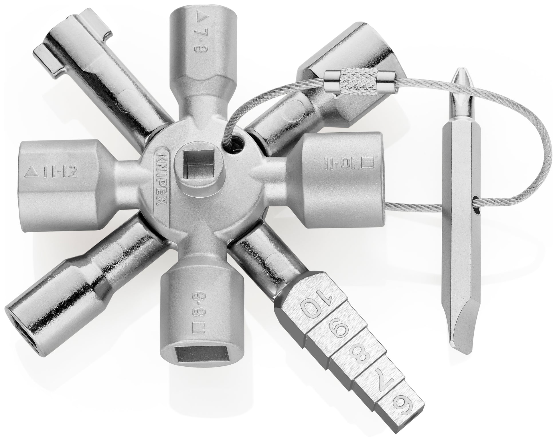 Knipex 00 11 01 TwinKey® Universal Control Cabinet Key - image 2