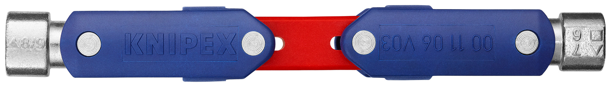 Knipex 00 11 06 V03 Control Cabinet Key DoubleJoint - KNIPEX Tools