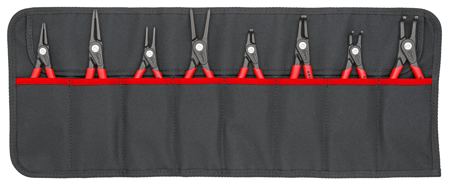 Knipex 00 19 58 V02 8 Pc Precision Circlip Pliers Set - KNIPEX Tools