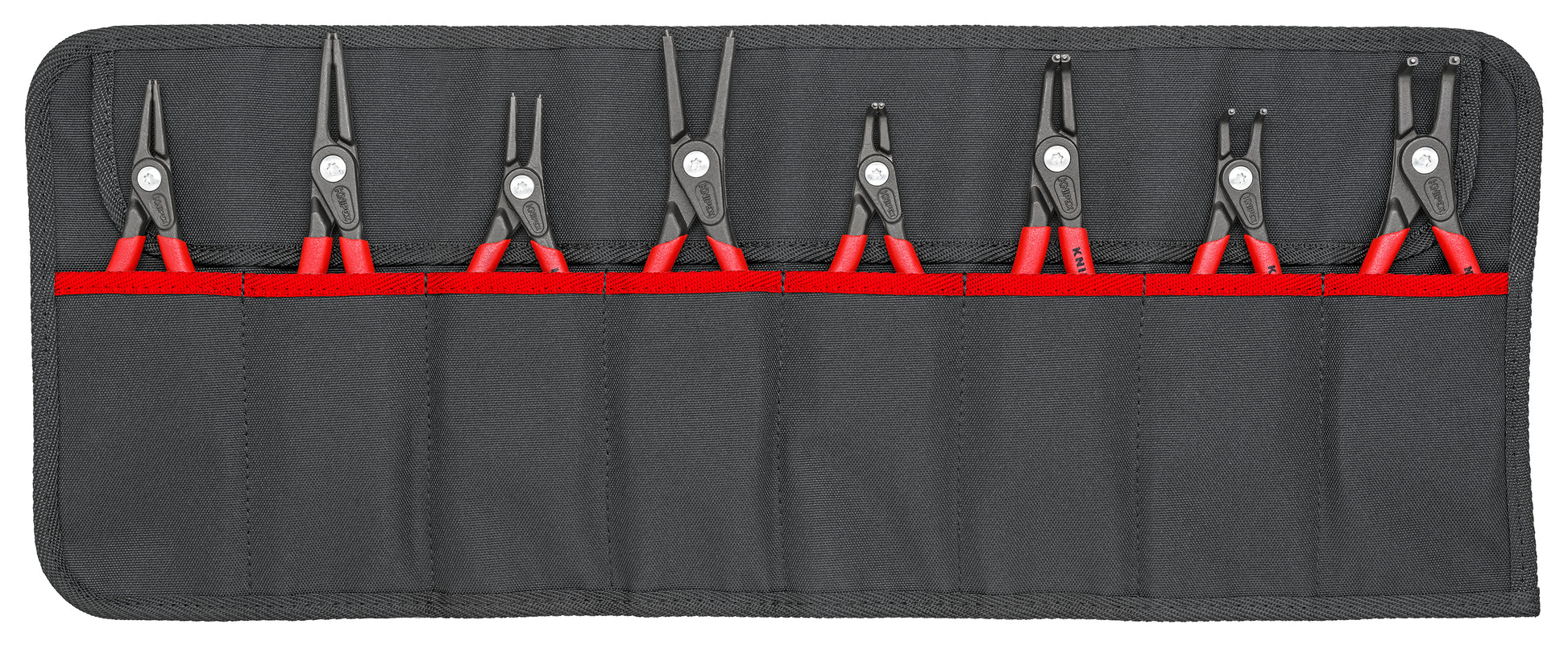 Knipex 00 19 58 V02 8 Pc Precision Circlip Pliers Set - KNIPEX Tools