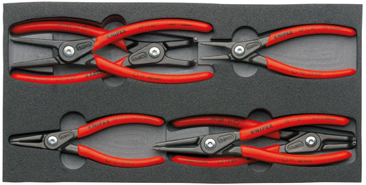 Knipex 00 20 01 V02 6 Pc Circlip Pliers Set In Foam Tray - KNIPEX Tools