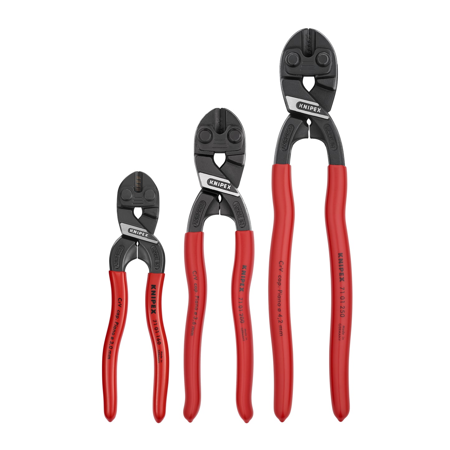 Knipex 00 20 05 US2 3 Pc CoBolt® Compact Bolt Cutter Set - KNIPEX Tools