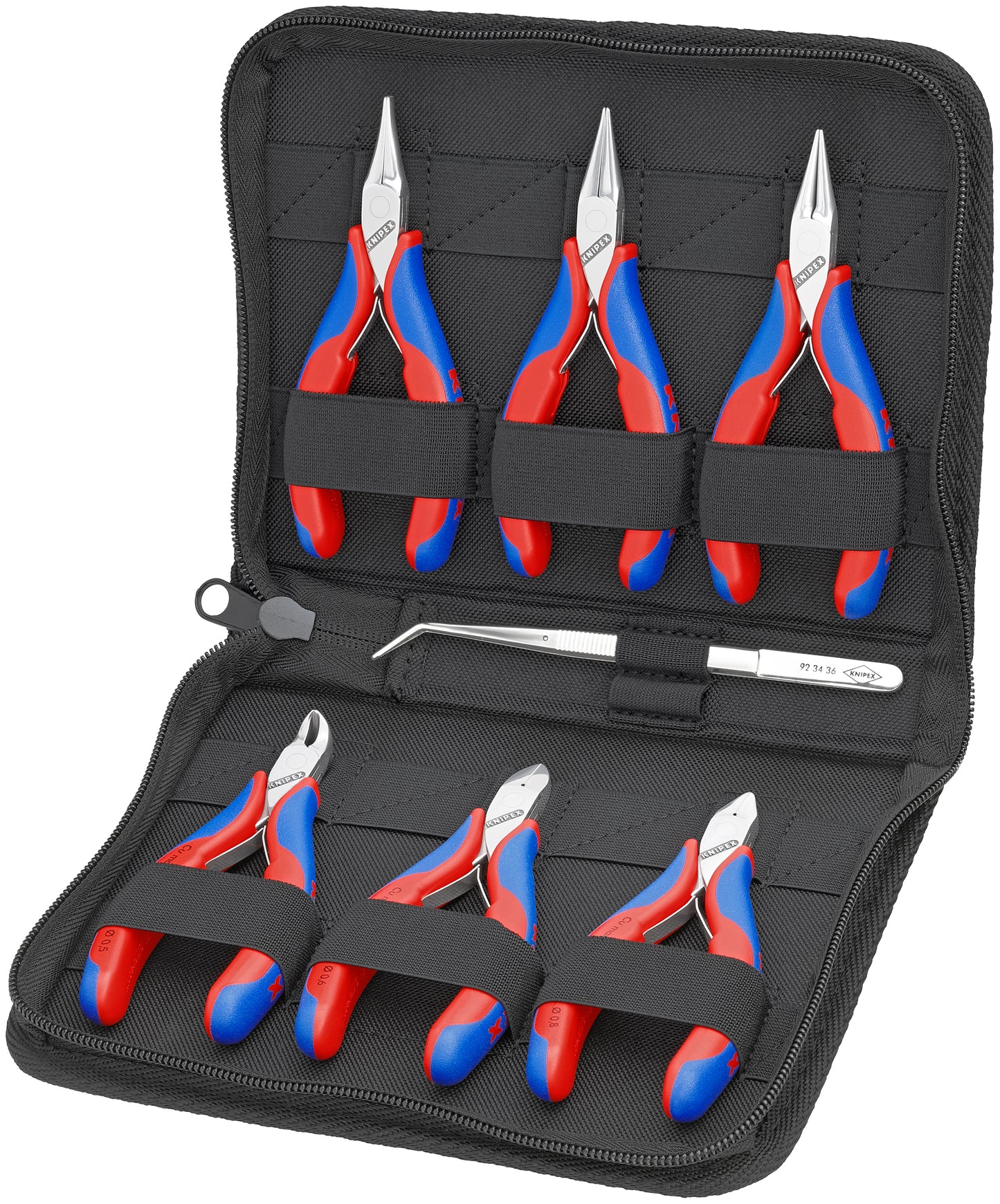 Knipex 00 20 16 7 Pc Tool Set in Zipper Pouch - KNIPEX Tools