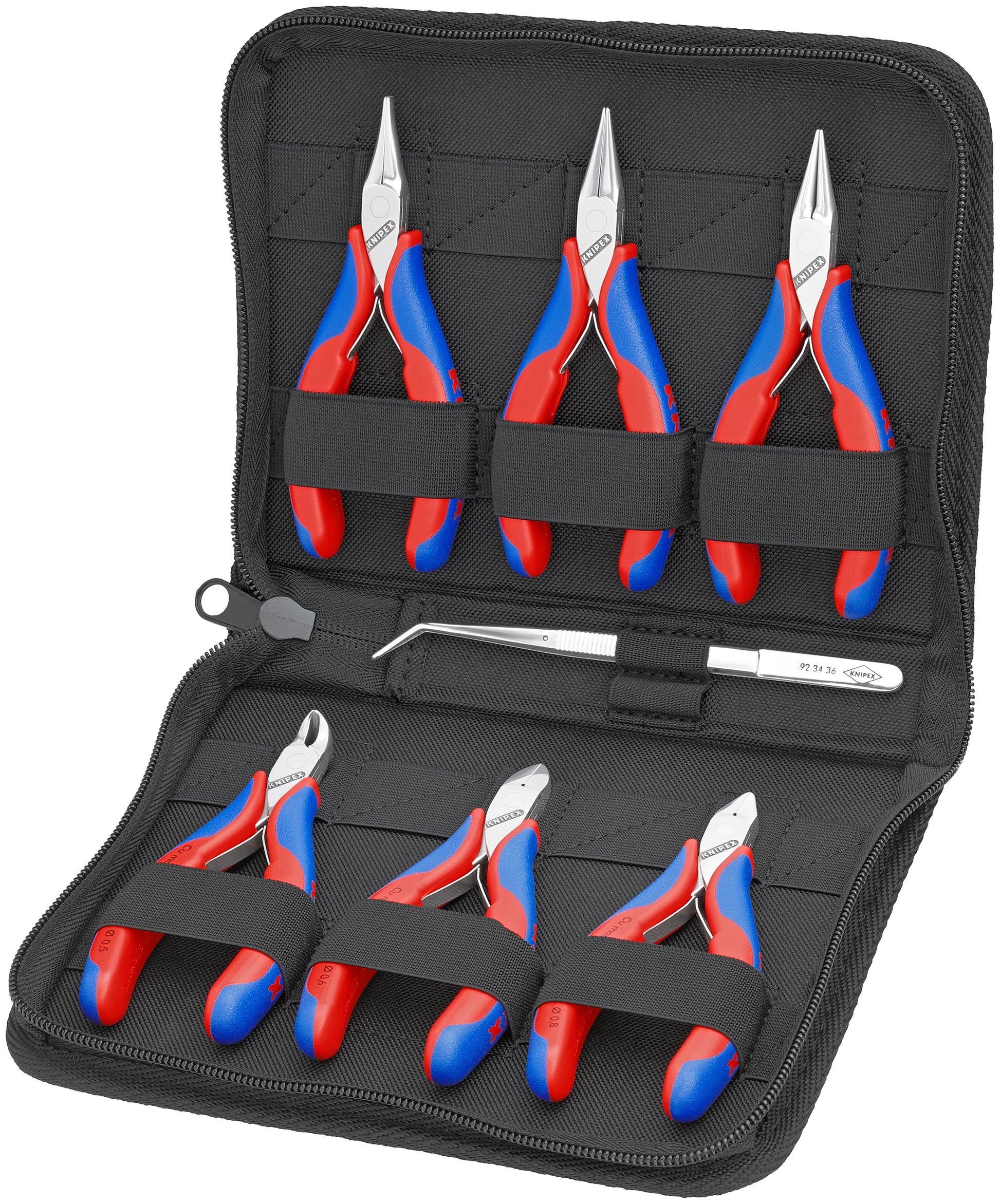 Knipex 00 20 16 7 Pc Tool Set in Zipper Pouch - KNIPEX Tools