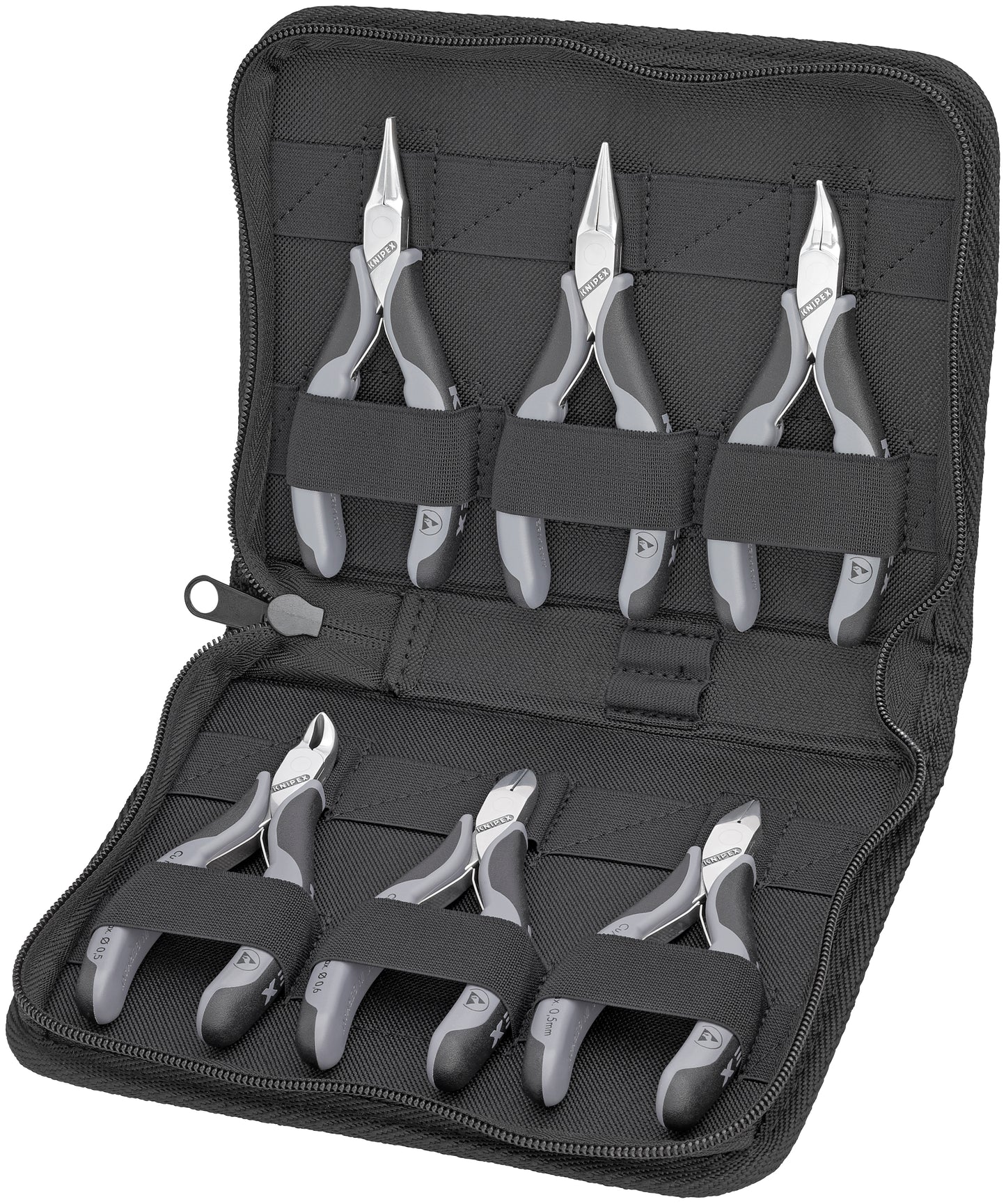 Knipex 00 20 17 6 Pc ESD Tool Set in Zipper Pouch - KNIPEX Tools
