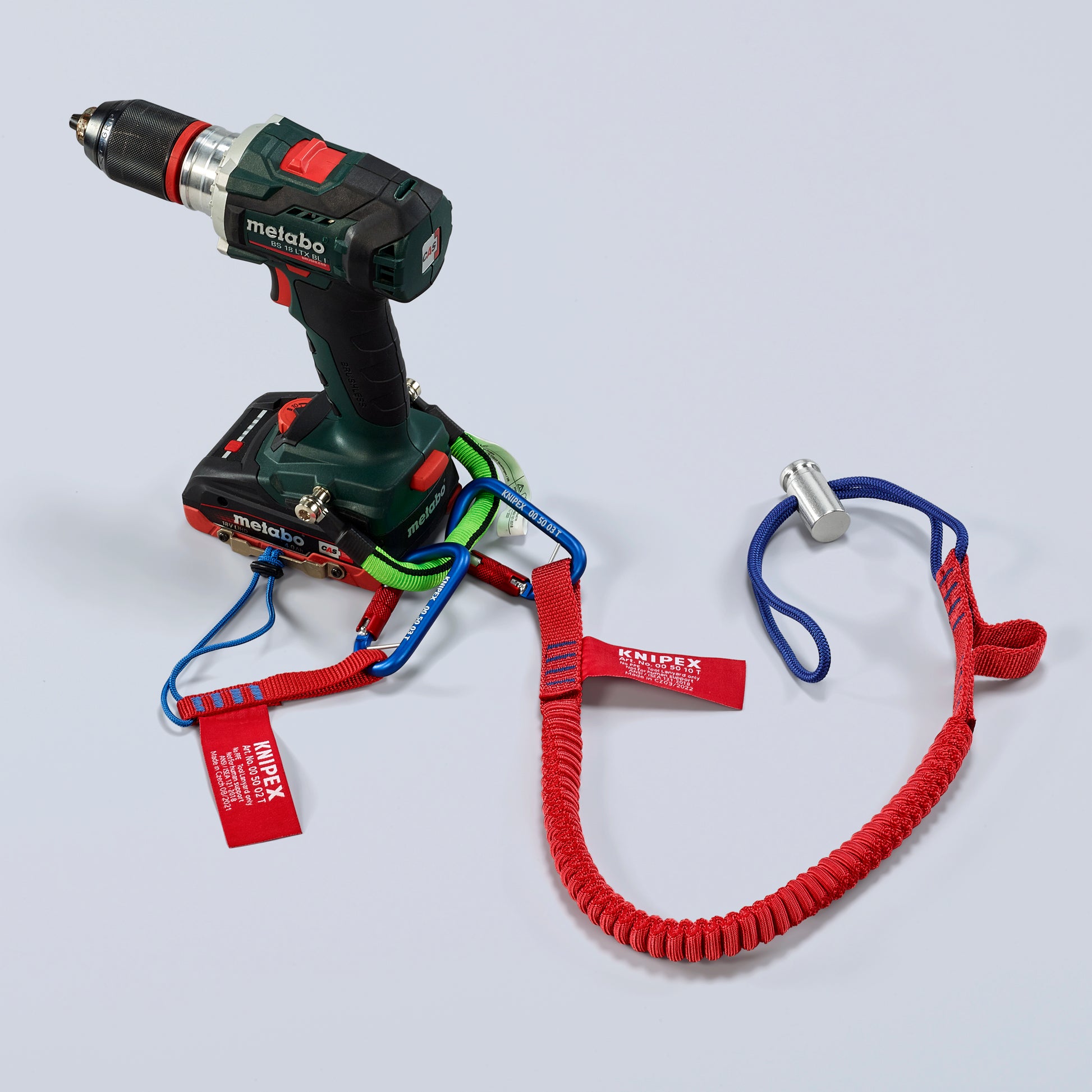 Knipex 00 50 12 T BKA Tool Tethering Lanyard with Captive Eye Carabiner up to 13 lbs. - image 7