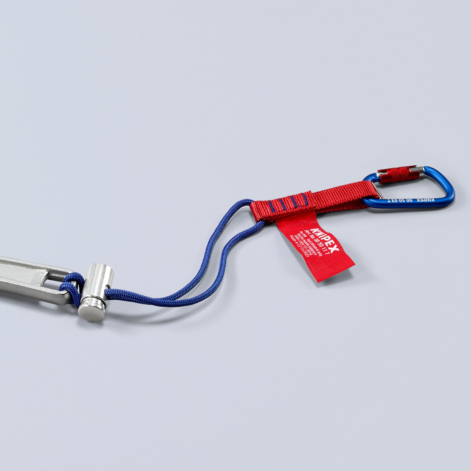 Knipex 00 50 13 T BKA Tool Tethering Adaptor Straps with Captive Eye Carabiner up to 13 lbs. - image 4