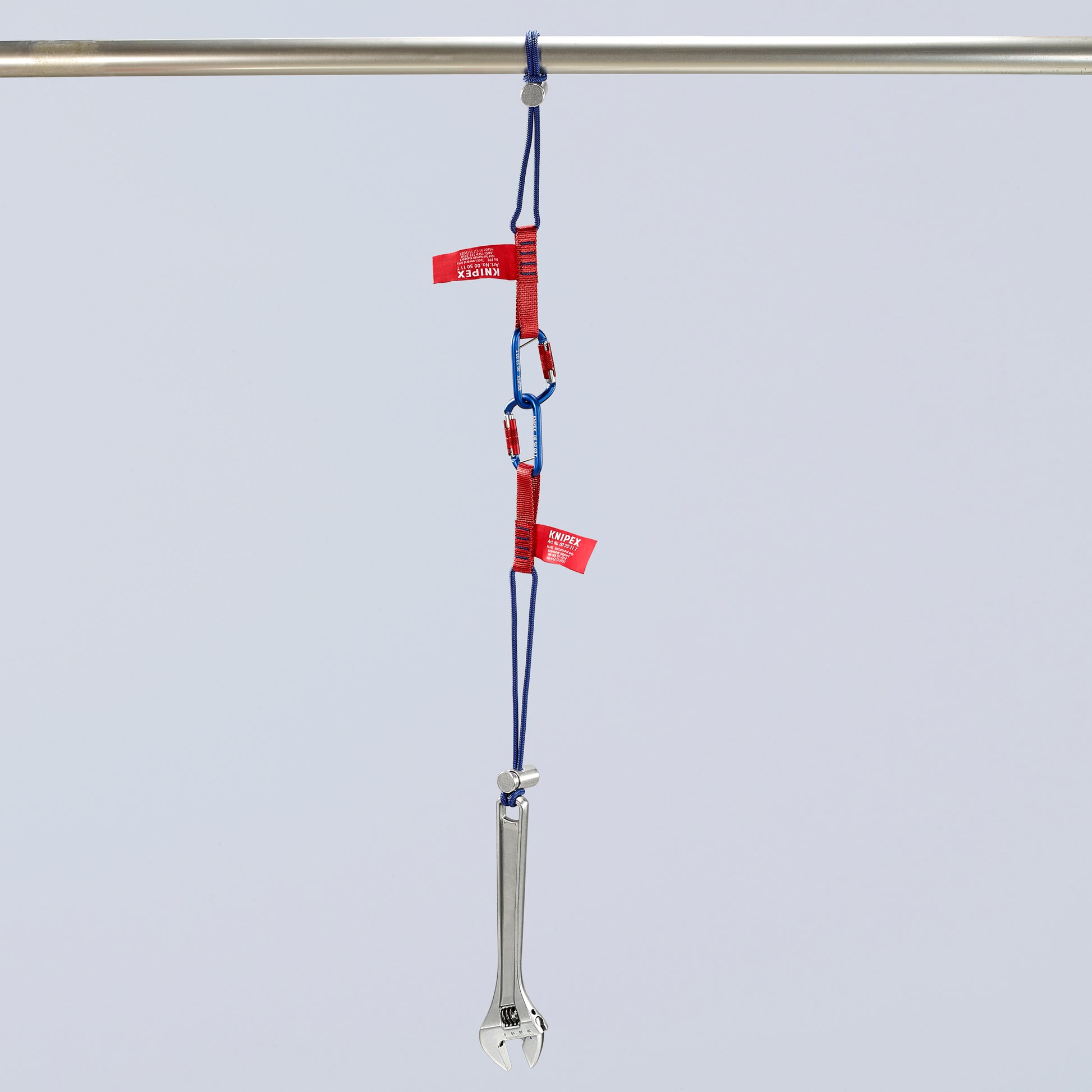 Knipex 00 50 13 T BKA Tool Tethering Adaptor Straps with Captive Eye Carabiner up to 13 lbs. - image 5