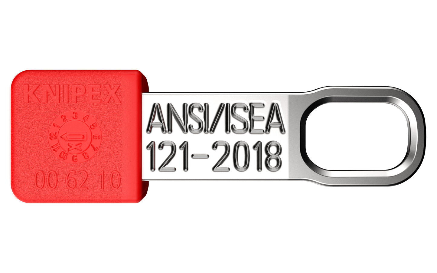 Knipex 00 62 10 TR SBA 10 Pc KNIPEXTEND TetheredTool Clips, Red - image 3