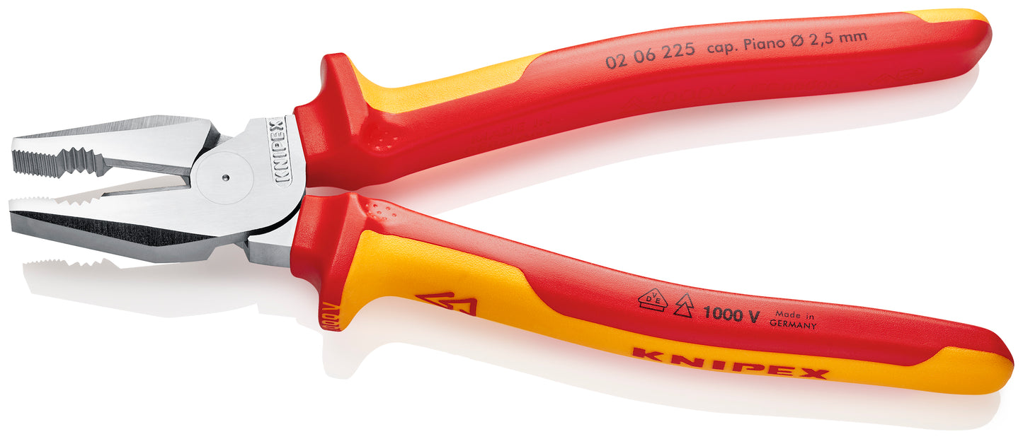 Knipex 02 06 225 High Leverage Combination Pliers-1000V Insulated - image 3