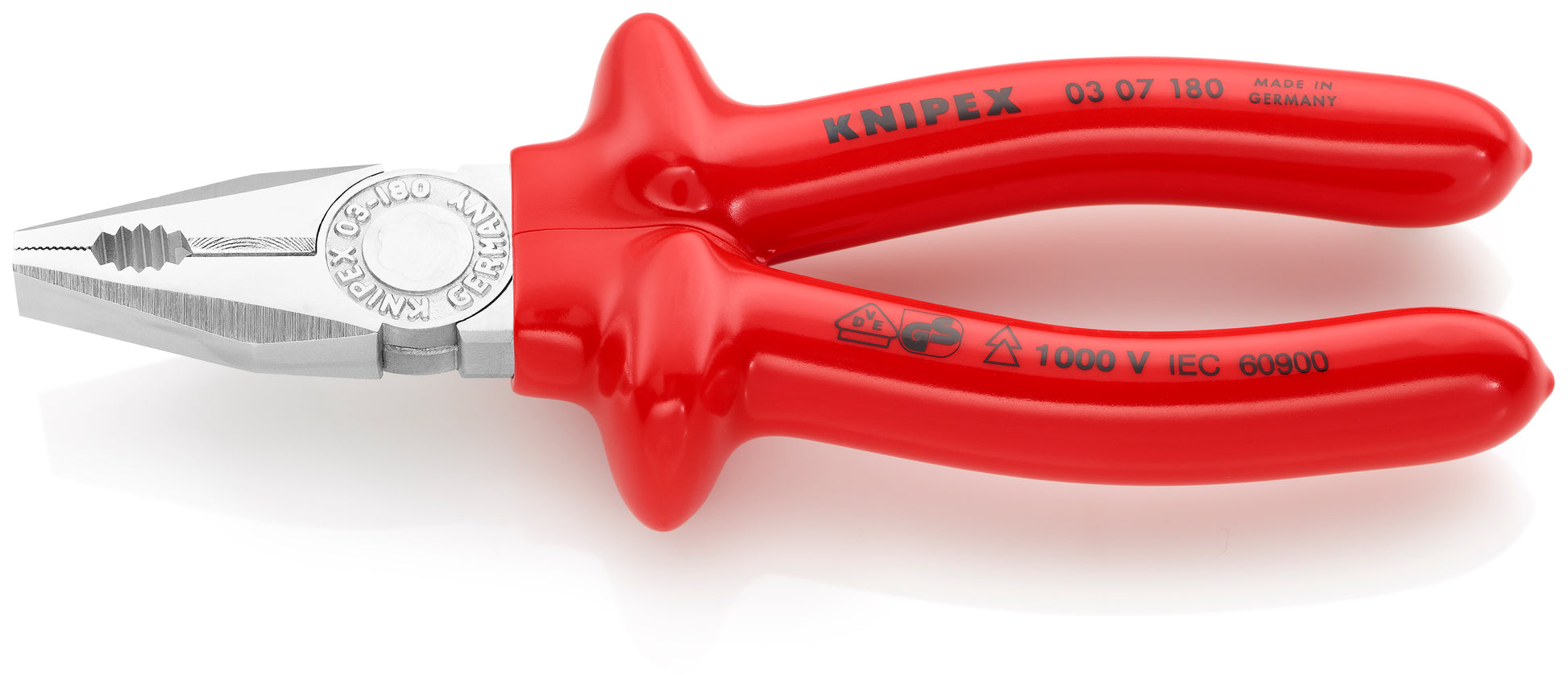 Knipex 03 07 180 Combination Pliers-1000V Insulated - image 2