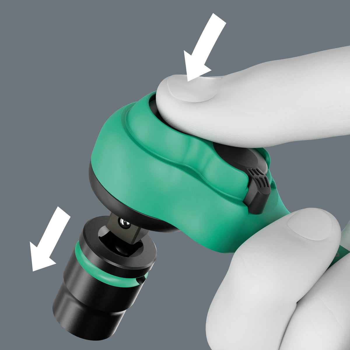 Wera 05005600001 8010 A ZYKLOP COMFORT RATCHET, WITH REVERSING LEVER, WITH 1/4" DRIVE, 1/4" X 144 MM - image 6