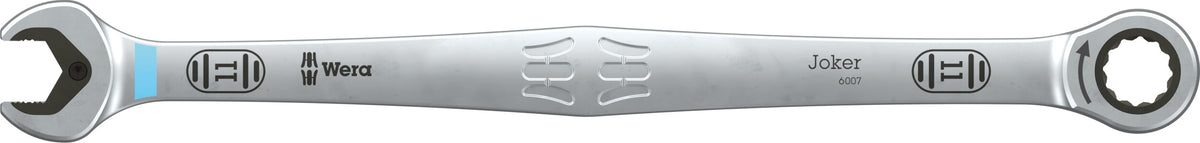 Wera 05020355001 6007 JOKER LONG SB RING RATCHET SPANNER, LONG DESIGN, 11 X 220 MM