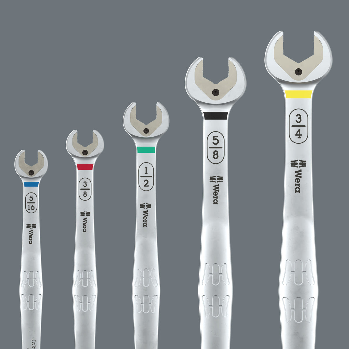 Wera 05020385001 6007 JOKER IMPERIAL LONG 8 SET 1 RATCHETING COMBINATION SPANNER SET, IMPERIAL, 8 PIECES - image 9