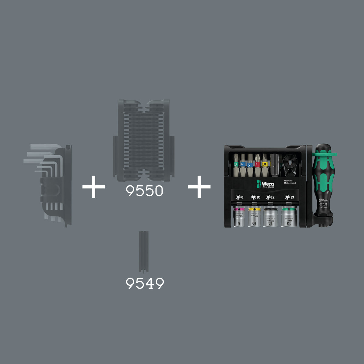 Wera 05049030001 TOOL-CHECK MODULAR MOTORCYCLE 1, 21 PIECES - image 9