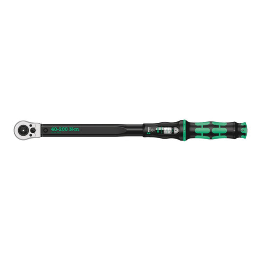 WERA 05075626001 CLICK-TORQUE C3 PUSH-THRU TORQUE WRENCH DRIVE 40 - 200 NM