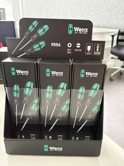 Wera 05136059001 9556 KRAFTFORM SCREWDRIVER SET