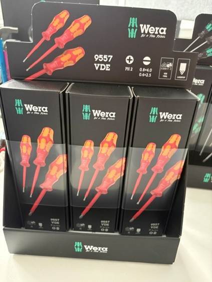 Wera 05136061001 9557 KRAFTFORM VDE SCREWDRIVER SET