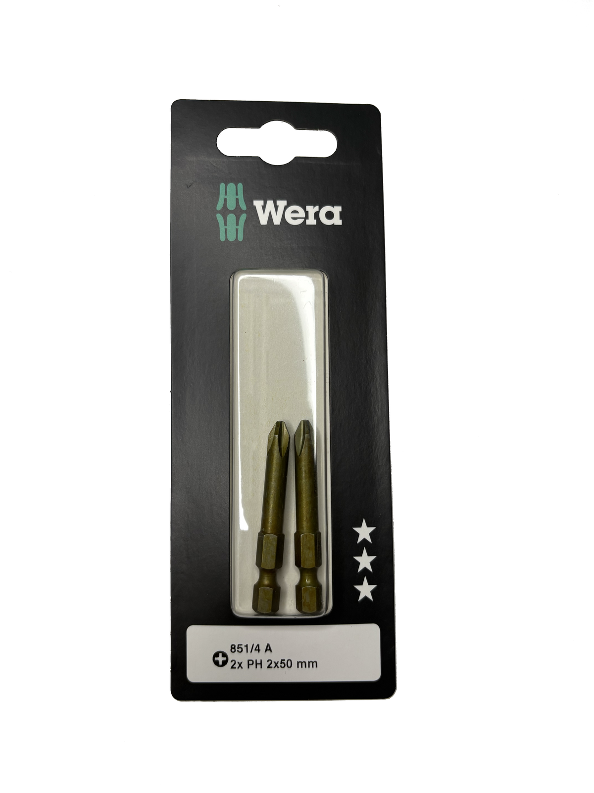 Wera 05136356001 851/4 A PH 2 X 50 MM SB (2 PCS)