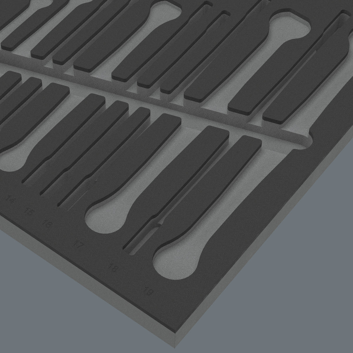 Wera 05137335001 9835 FOAM INSERT 6007 JOKER 11 SET 1, WITHOUT TOOLS, 172 X 30 X 392 MM - image 3