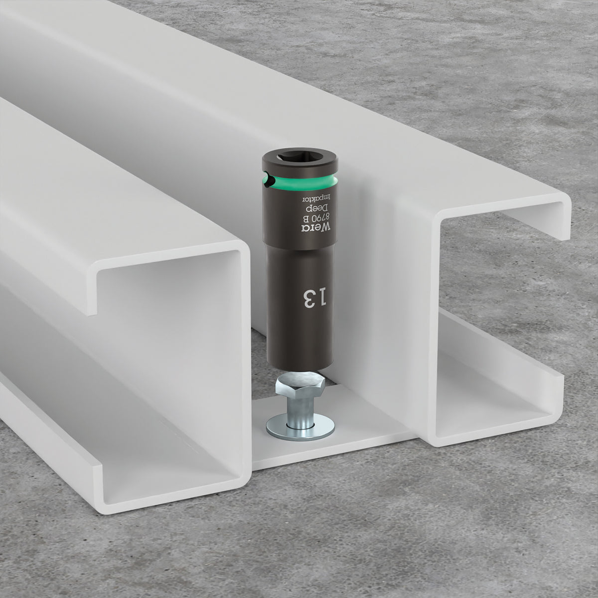 Wera 05150118001 9728 FOAM INSERT ZYKLOP B 3/8" IMPAKTOR DEEP SOCKET SET 1, 15 PIECES - image 6