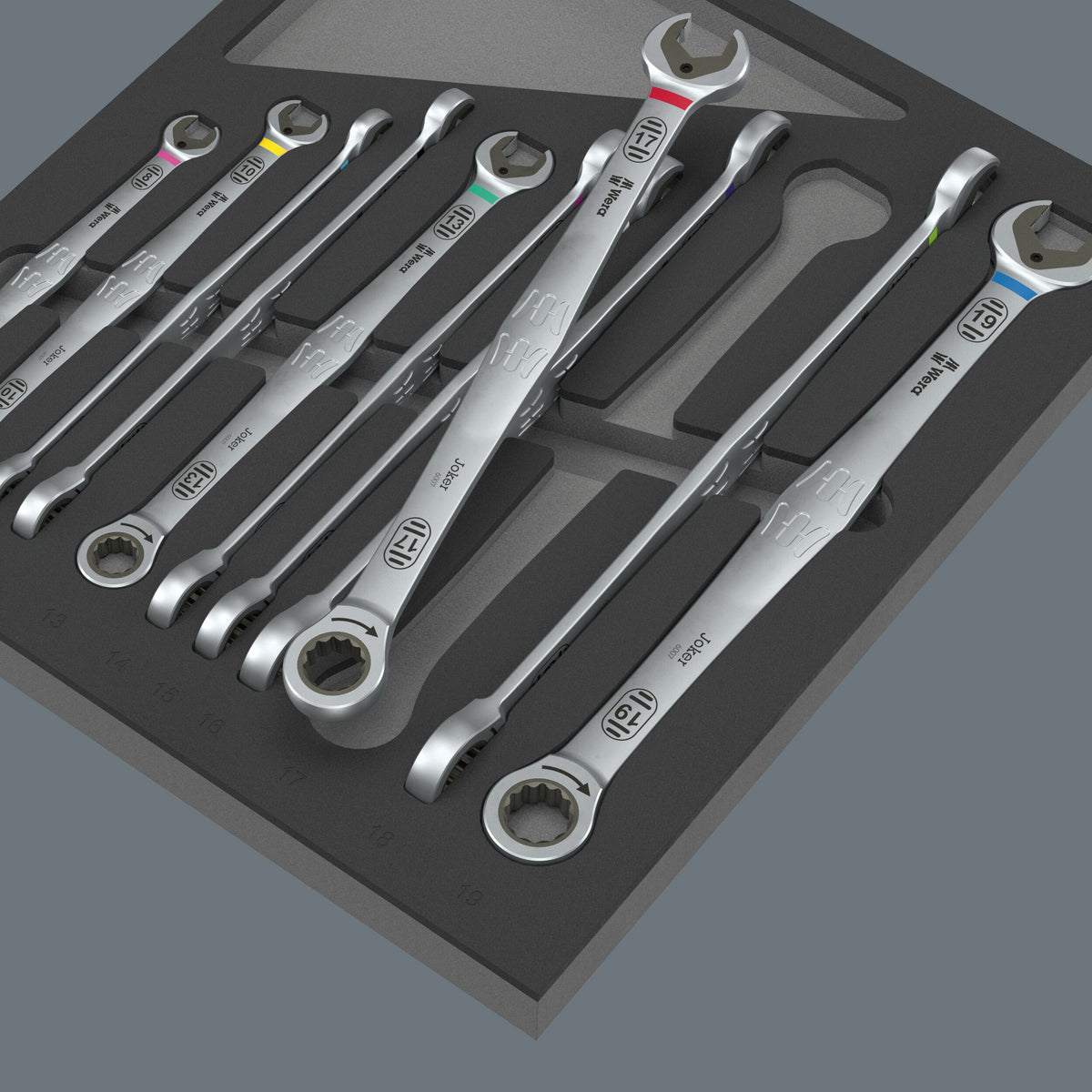 Wera 05150125001 9735 FOAM INSERT 6007 JOKER LONG SET 1, 12 PIECES - image 4