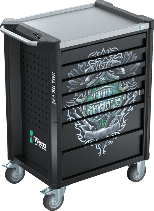 Wera 05150136001 9706 TOOL REBEL ROLLER CABINET STAINLESS 2