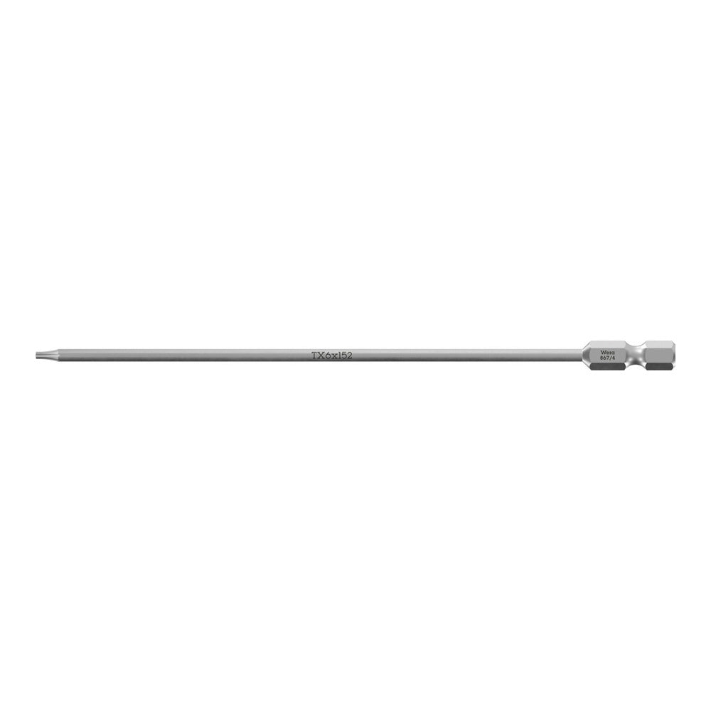 WERA 05328448001 867/4Z TX 6 X 152 MM RD. 3.0 BITS FOR TORX SCREWS