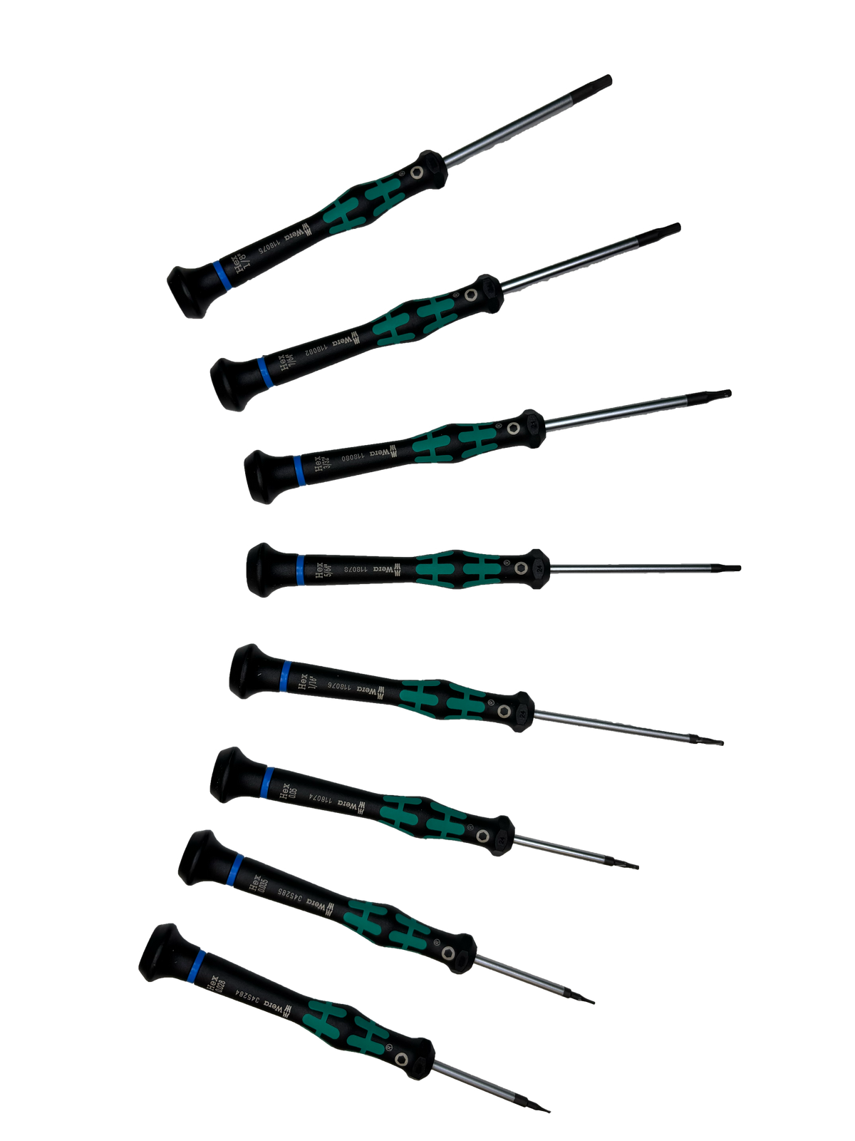 Wera 05345274001 2054/8 ELECTRONICS HEXAGON SCREWDRIVER HEX-PLUS SET