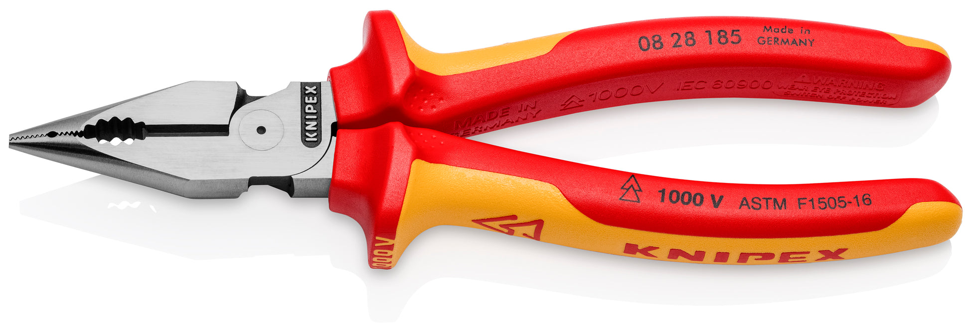 Knipex 08 28 185 SBA Needle-Nose Combination Pliers-1000V Insulated - image 2