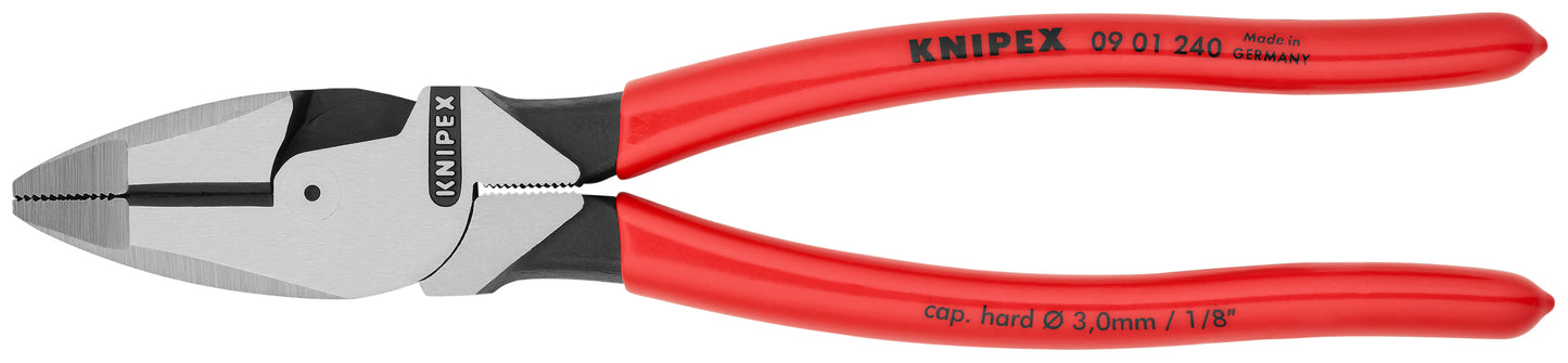 Knipex 09 01 240 High Leverage Lineman's Pliers New England Head - KNIPEX Tools