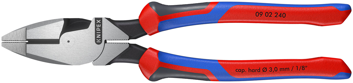 Knipex 09 02 240 High Leverage Lineman's Pliers New England Head - KNIPEX Tools