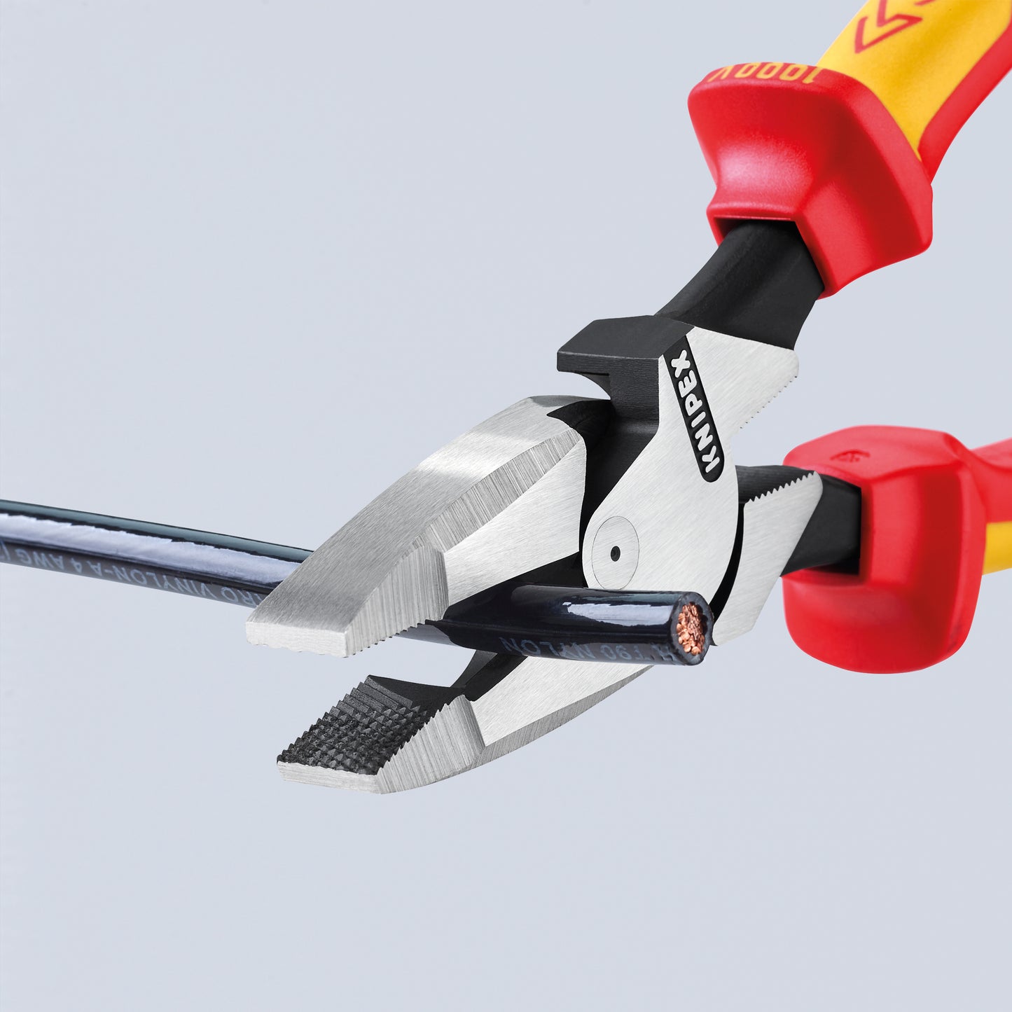 Knipex 09 08 240 US High Leverage Lineman's Pliers New England Head-1000V Insulated - image 4